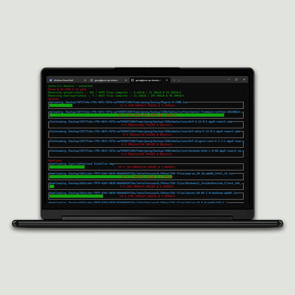 Jottacloud Kommandozeilen-Tool